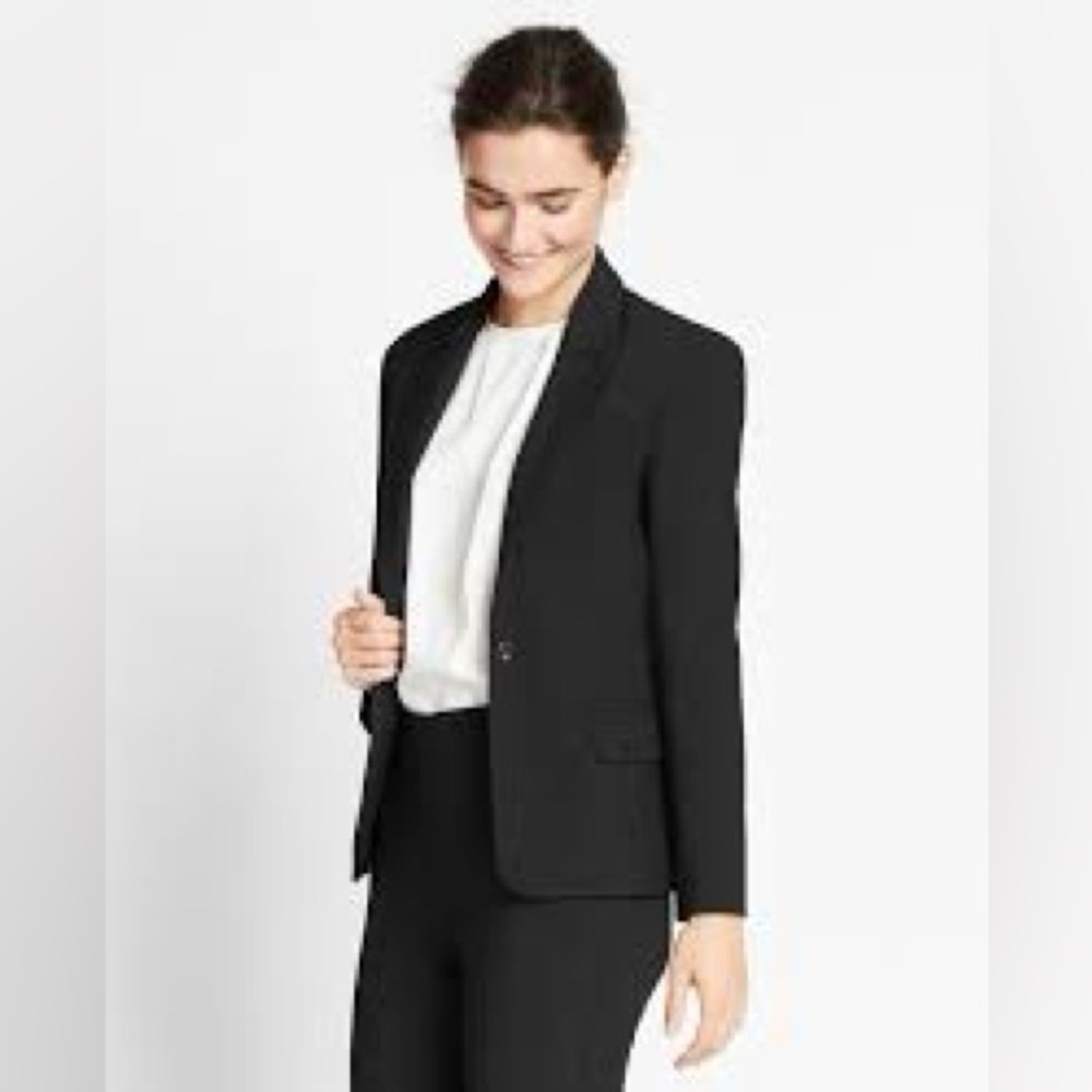 Of Mercer Women's Black Blazer Sz 00